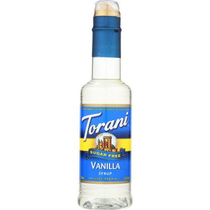 TORANI Sugar Free Vanilla Flavoring Syrup 12.7oz